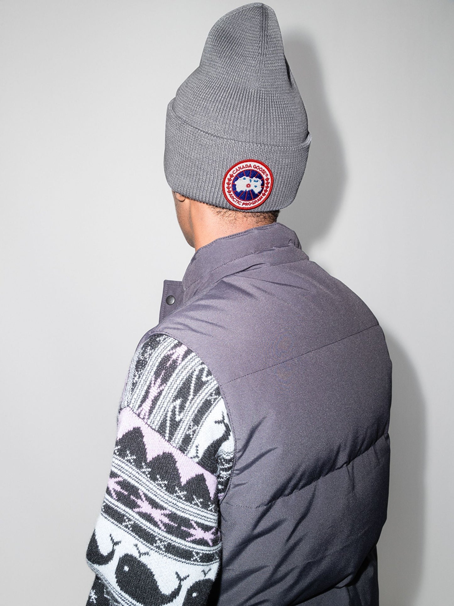 Canada Goose Artic Disk Toque Beanie in Grey