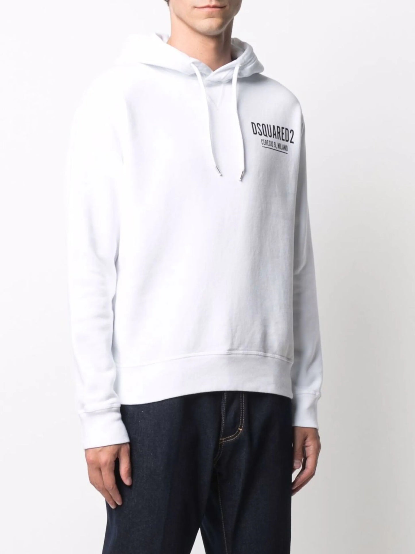 Dsquared2 Mini Logo Ceresio 9 Hoodie in White