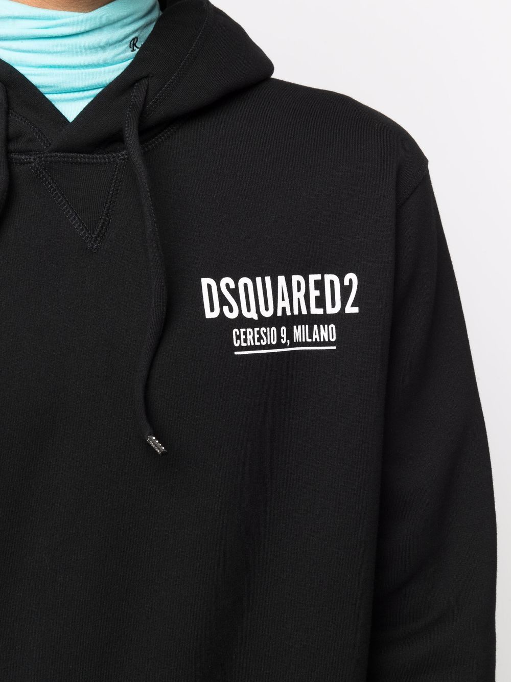 Dsquared2 Mini Logo Ceresio 9 Hoodie in Black