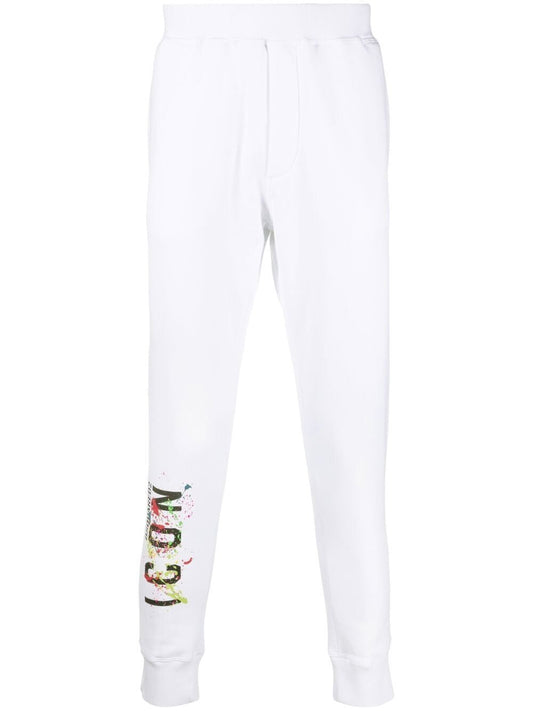 Dsquared2 Icon Splat Jogging Bottoms White