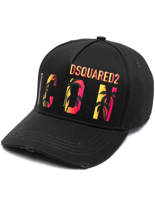 Dsquared2 Icon Tropical Baseball Cap Black