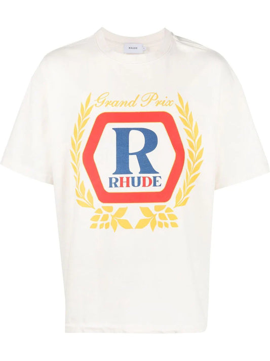 Rhude Hoops World Champions T-Shirt in White