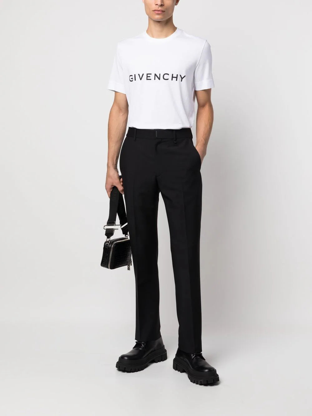 Givenchy Archetype Logo Print T-Shirt in White