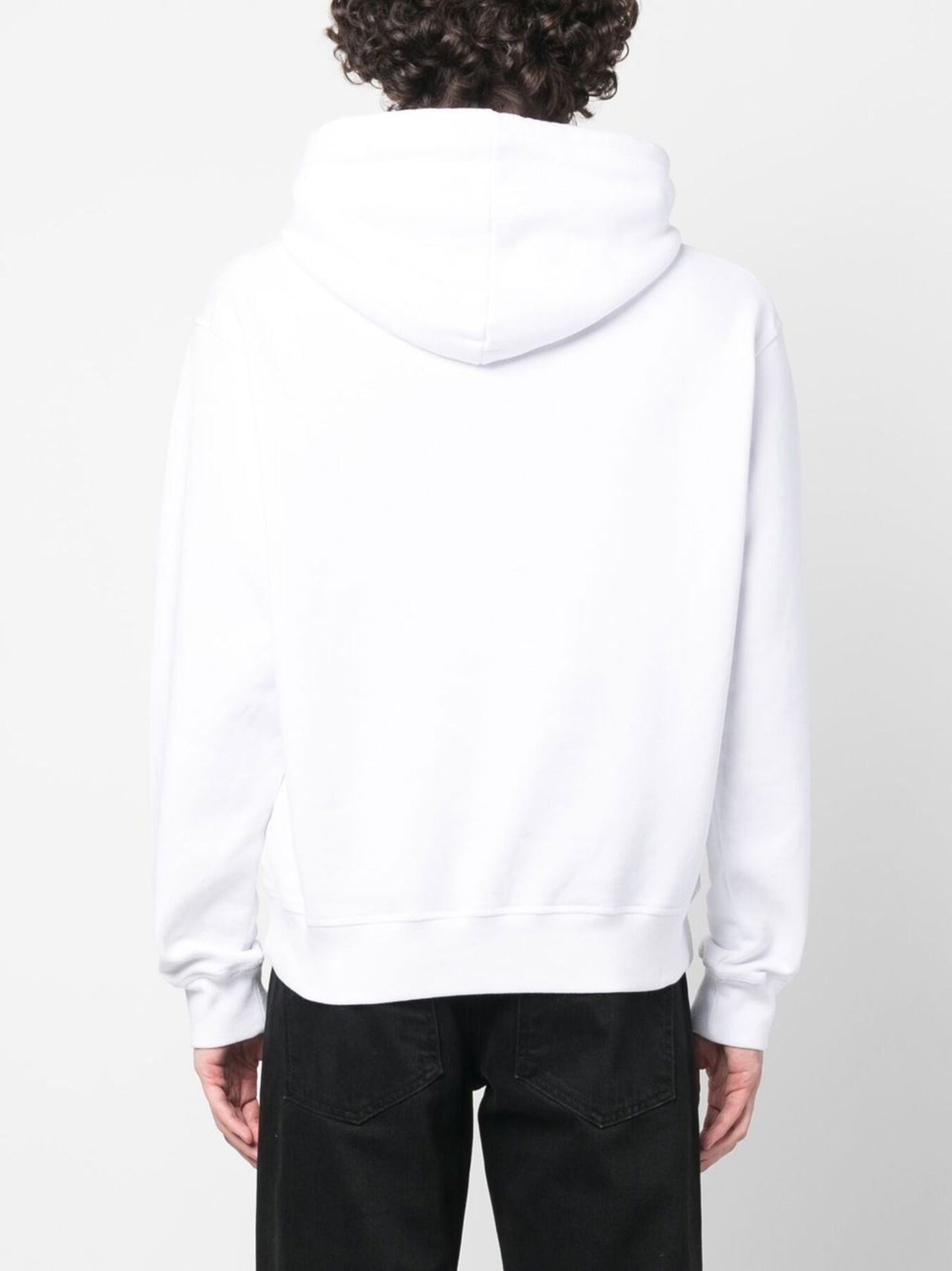 Dsquared2 Cool Fit Maple Leaf Hoodie White