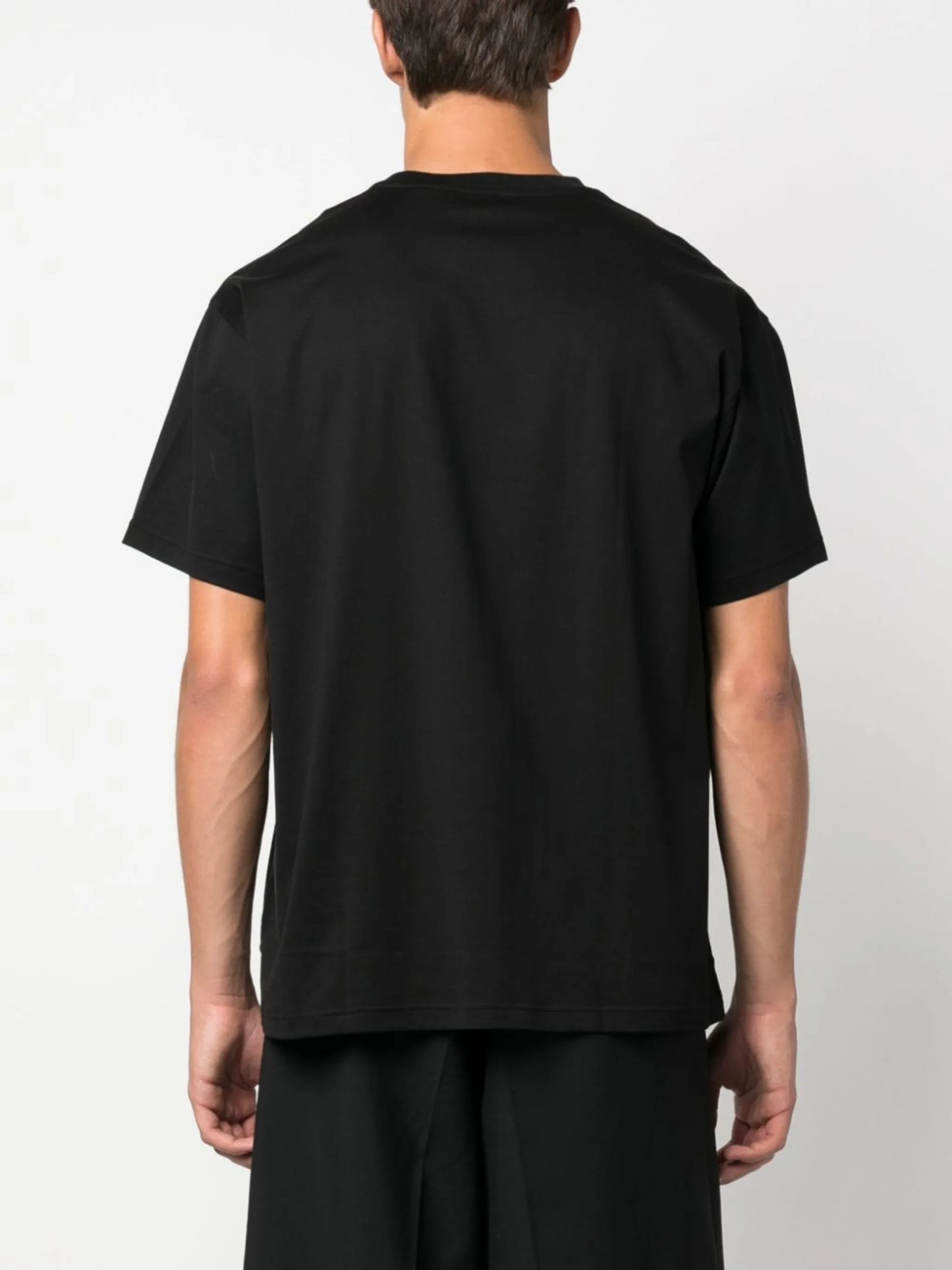 Burberry EKD Logo Embroidered T-Shirt in Black