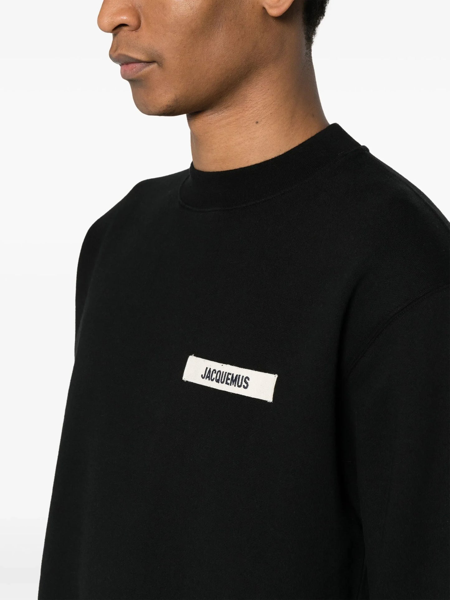 Jacquemus The Gros Grain Sweatshirt in Black