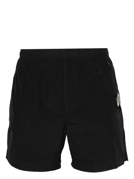 C.P. Company Utility Pocket Lens Detail Swimshorts in Black