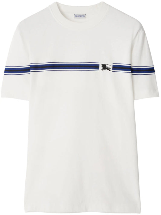 Burberry Equestrian Knight Logo T-Shirt in White