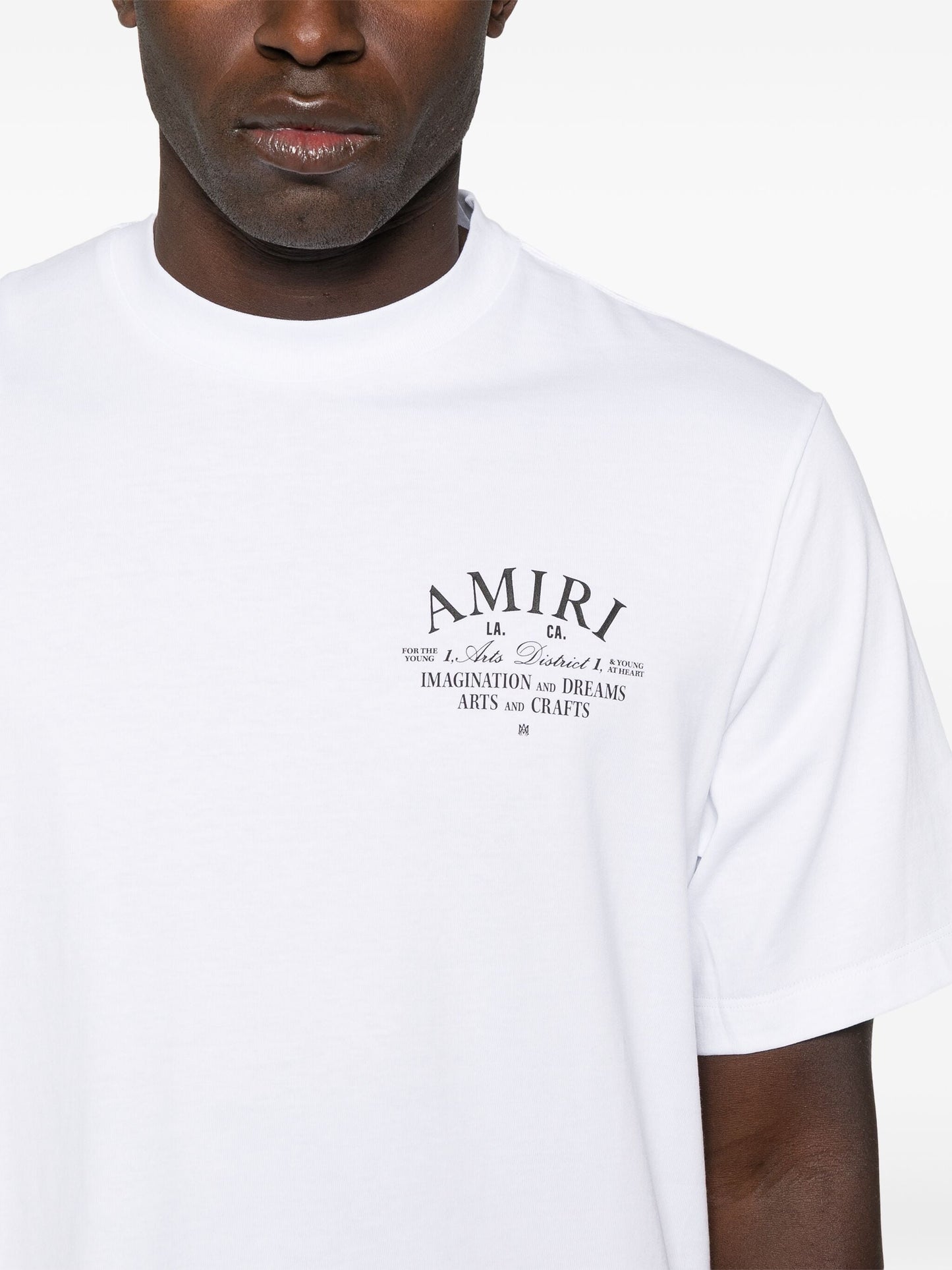 Amiri Art District Printed T-Shirt in White