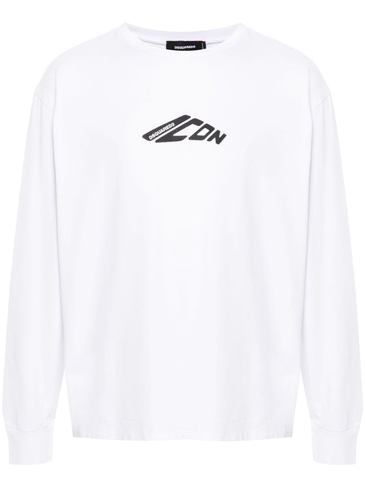 Dsquared2 New Generation Icon Logo Sweatshirt in White