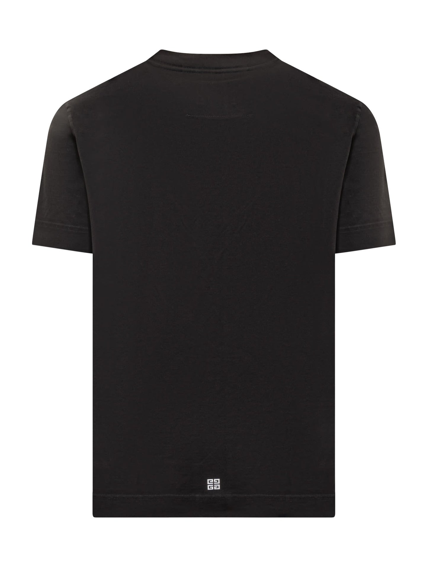 Givenchy 4G Stars White logo printed T-Shirt in Black