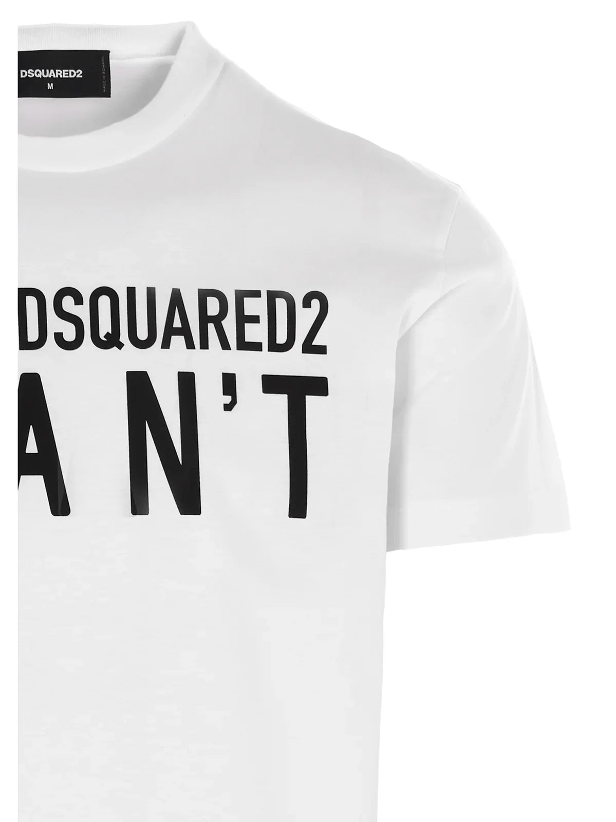 Dsquared2 I Can't Logo Printed T-Shirt in White