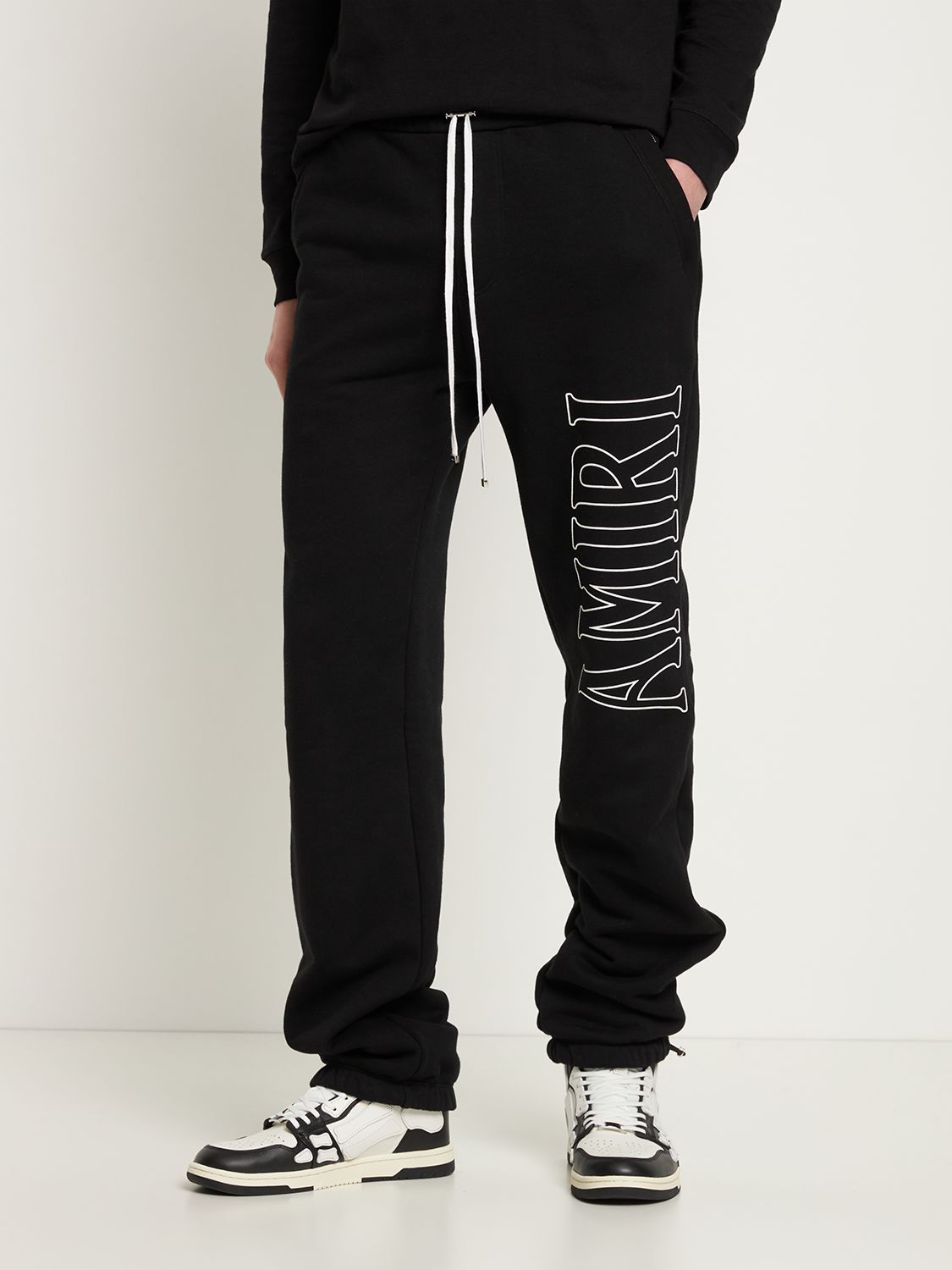 Amiri Zoltar Logo Printed Joggers in Black