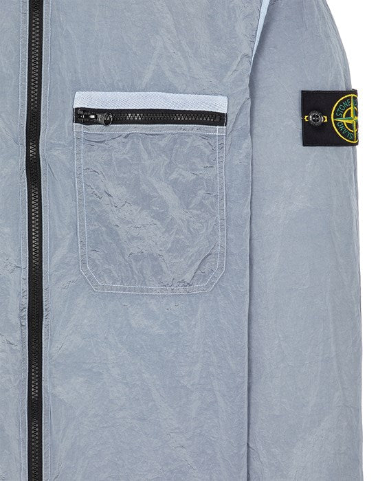 Stone Island Nylon Overshirt in Blue