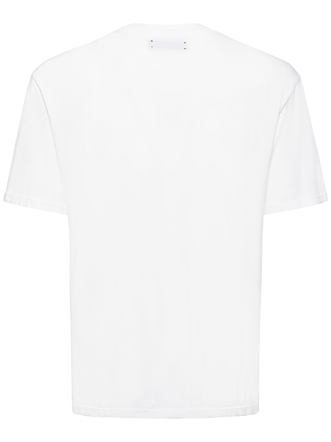 Amiri MA Bar Applique Logo T-Shirt in White