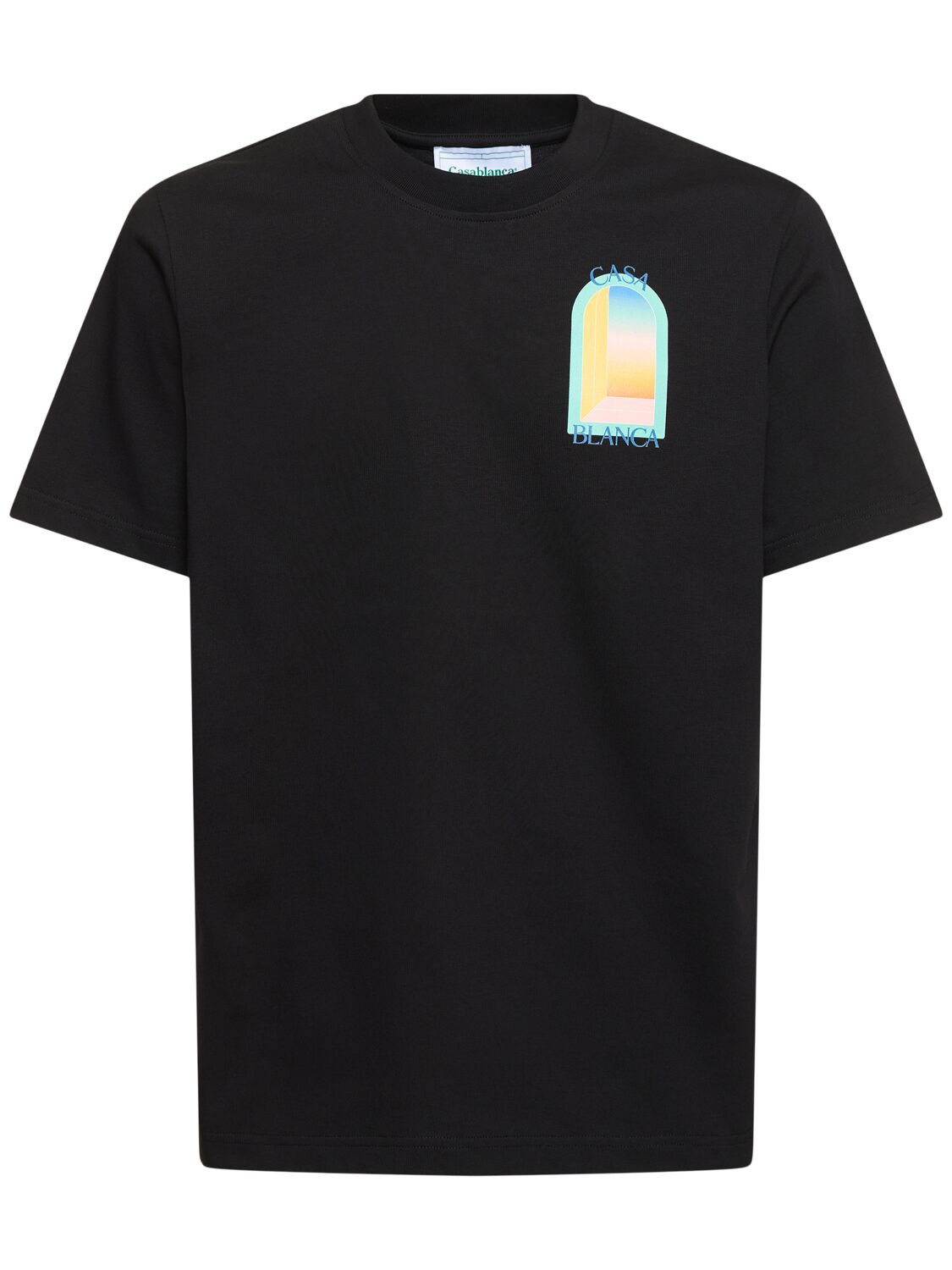 Casablanca L'Arche Colore Printed T-Shirt in Black