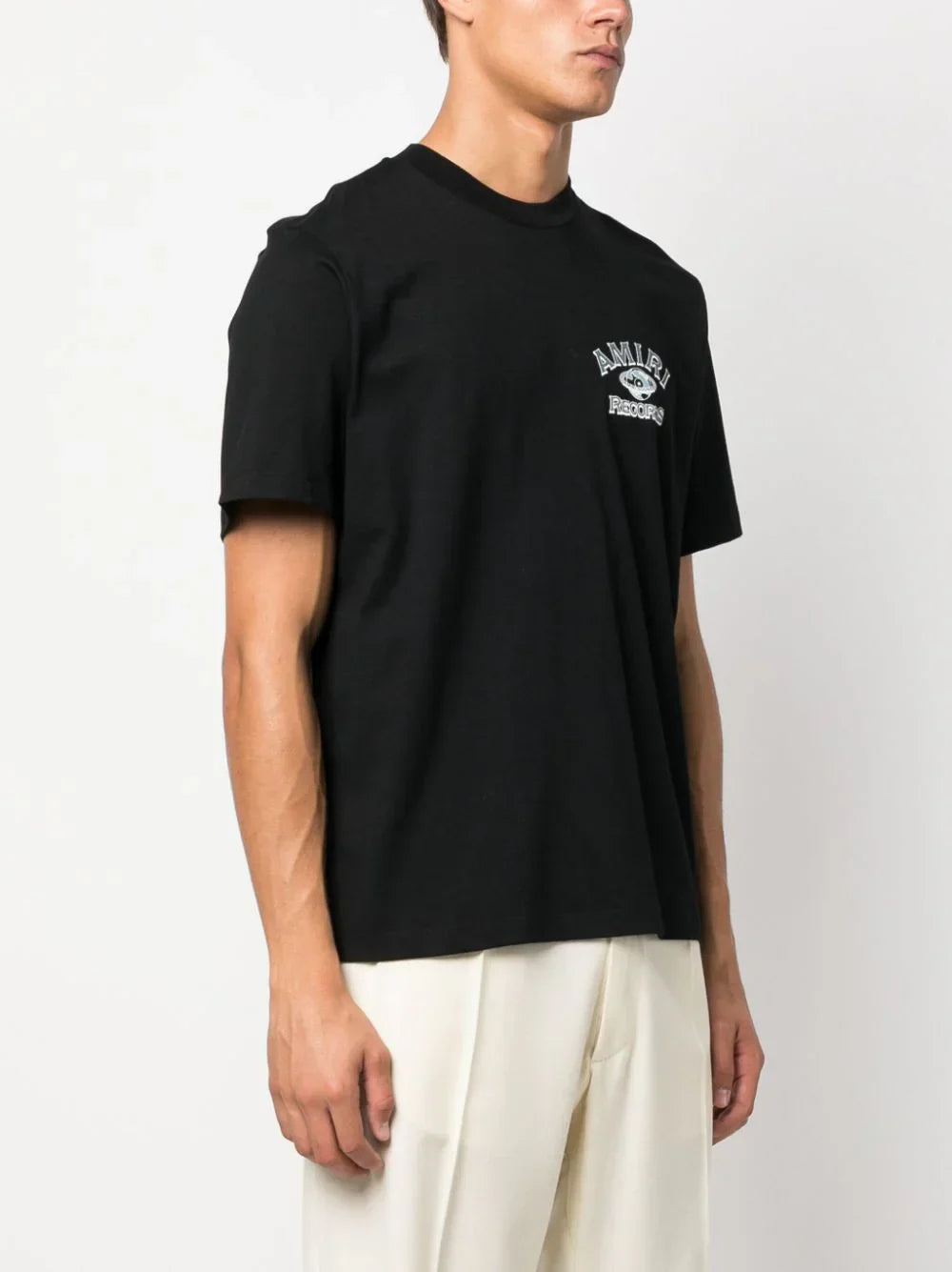 Amiri Global Records Logo Printed T-Shirt in Black