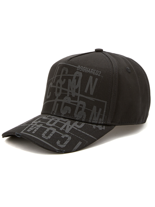 Dsquared2 Gorras Icon Stamped logo Cap in Black