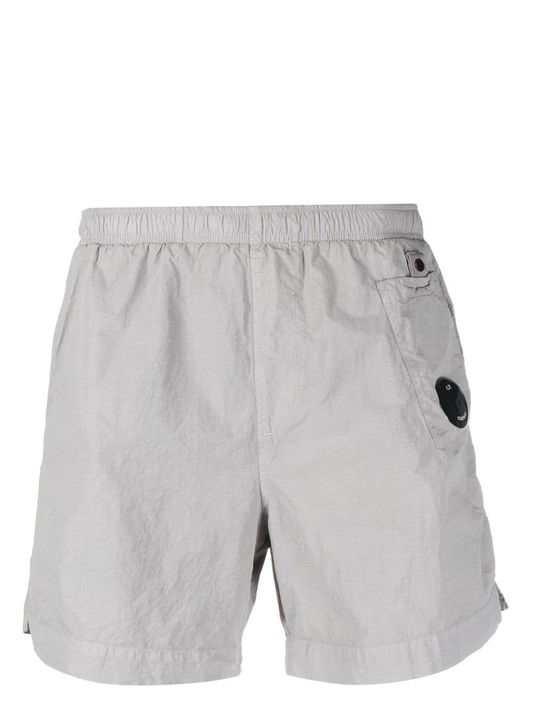 C.P. Company Utility Swim Pocket Lens Detail Swimshorts in Grey