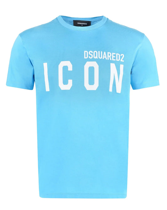 Dsquared2 Icon Printed T-Shirt in Blue