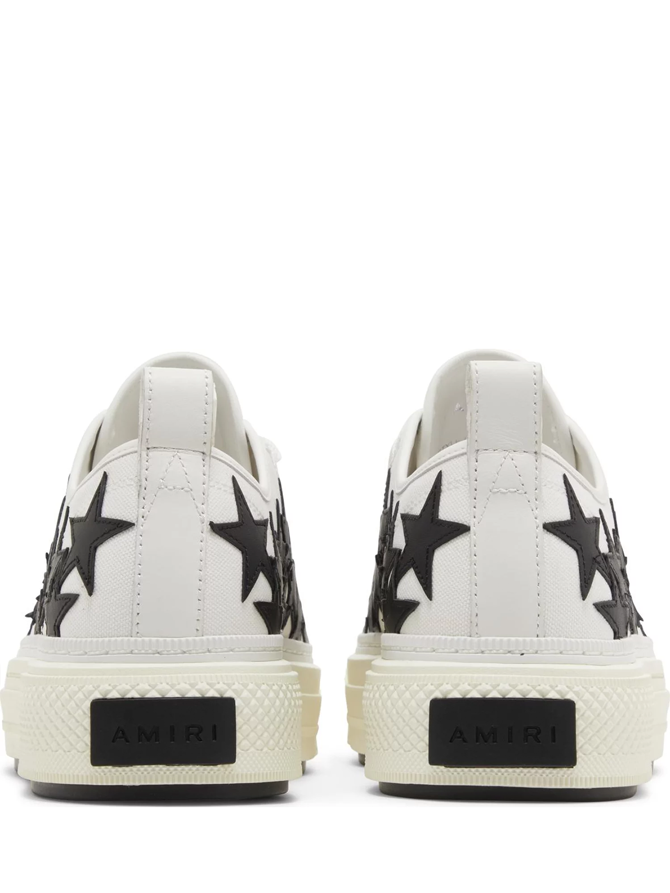 Amiri Stars Court Low Top Trainers in White