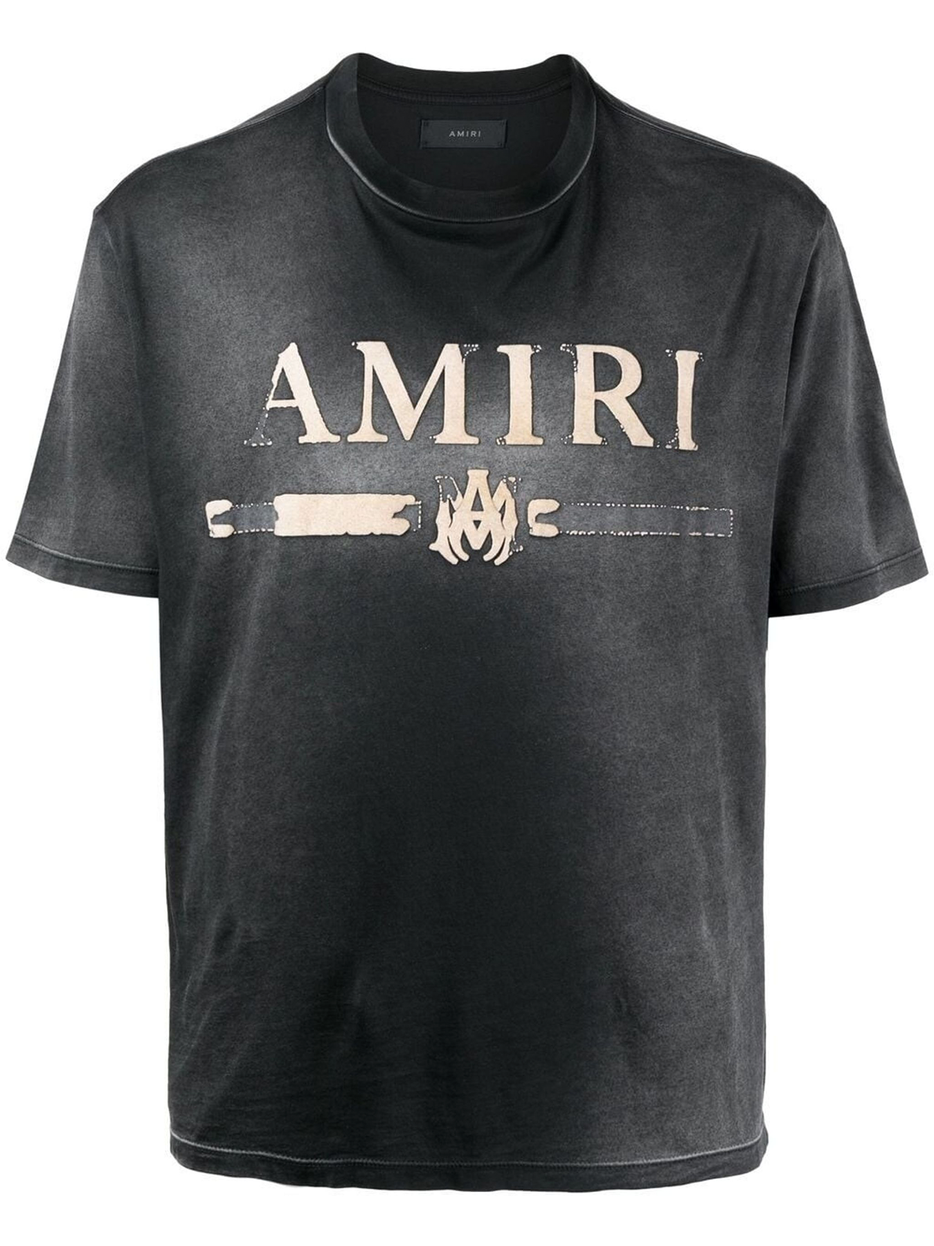 Amiri MA Bar Applique Logo T-Shirt in Black