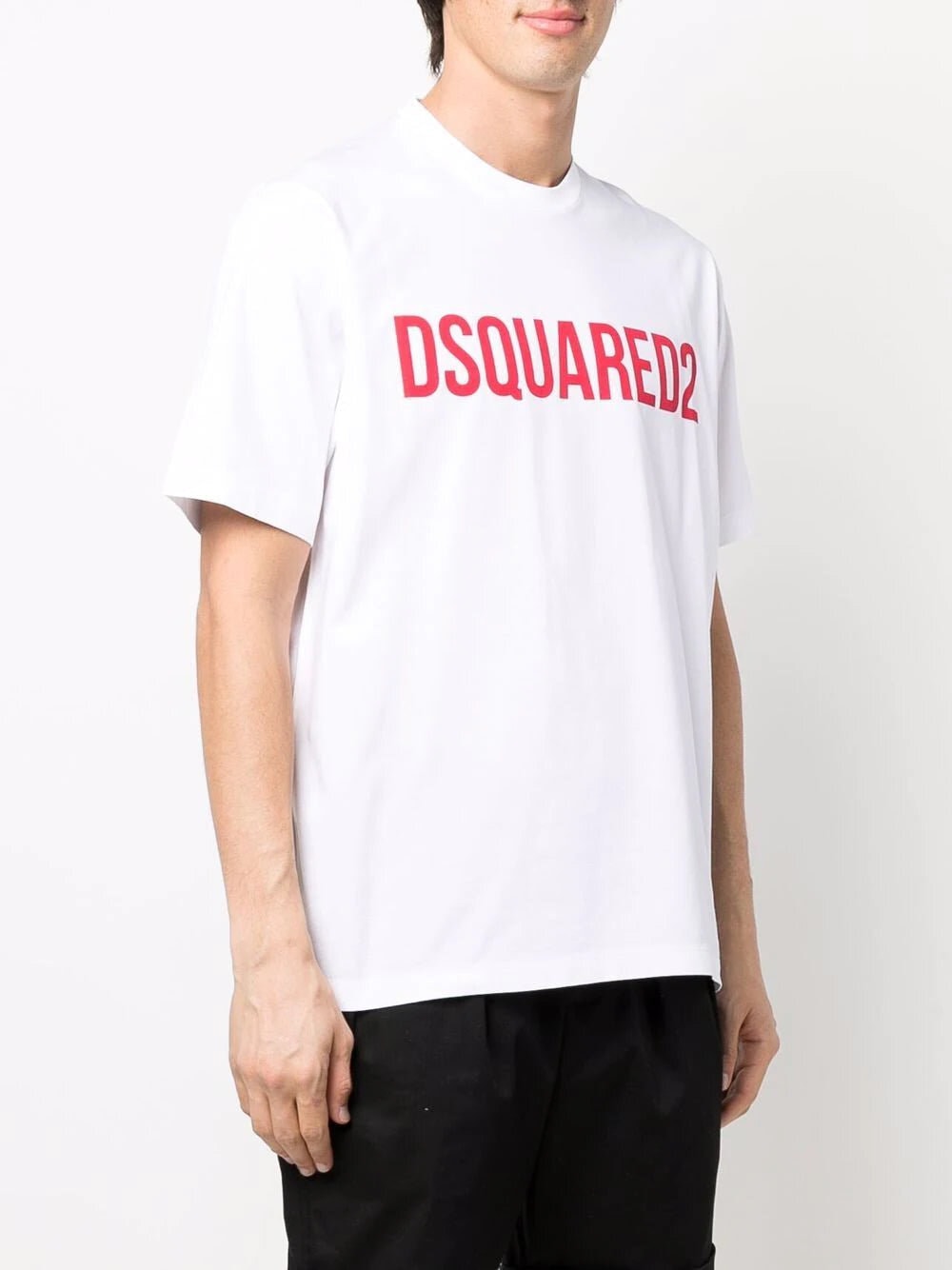 Dsquared2 Slouch Logo-print T-shirt in White