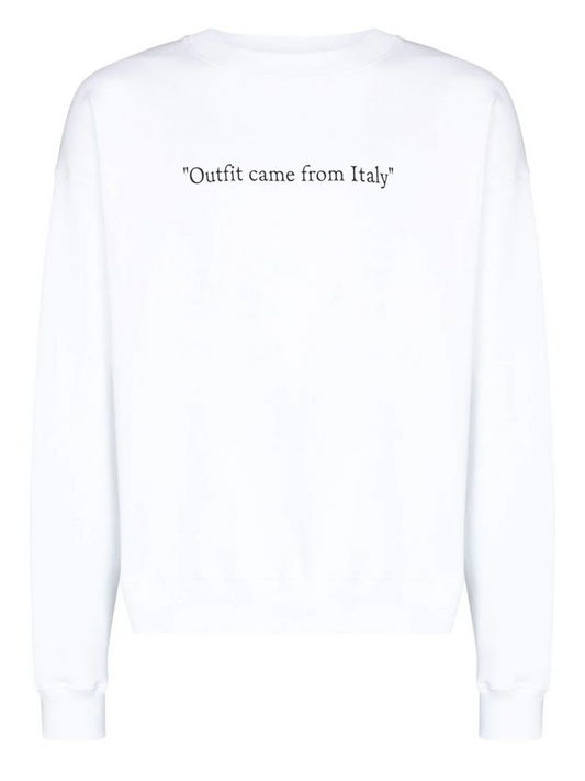 Off-White Made in Italy Sweatshirt in White