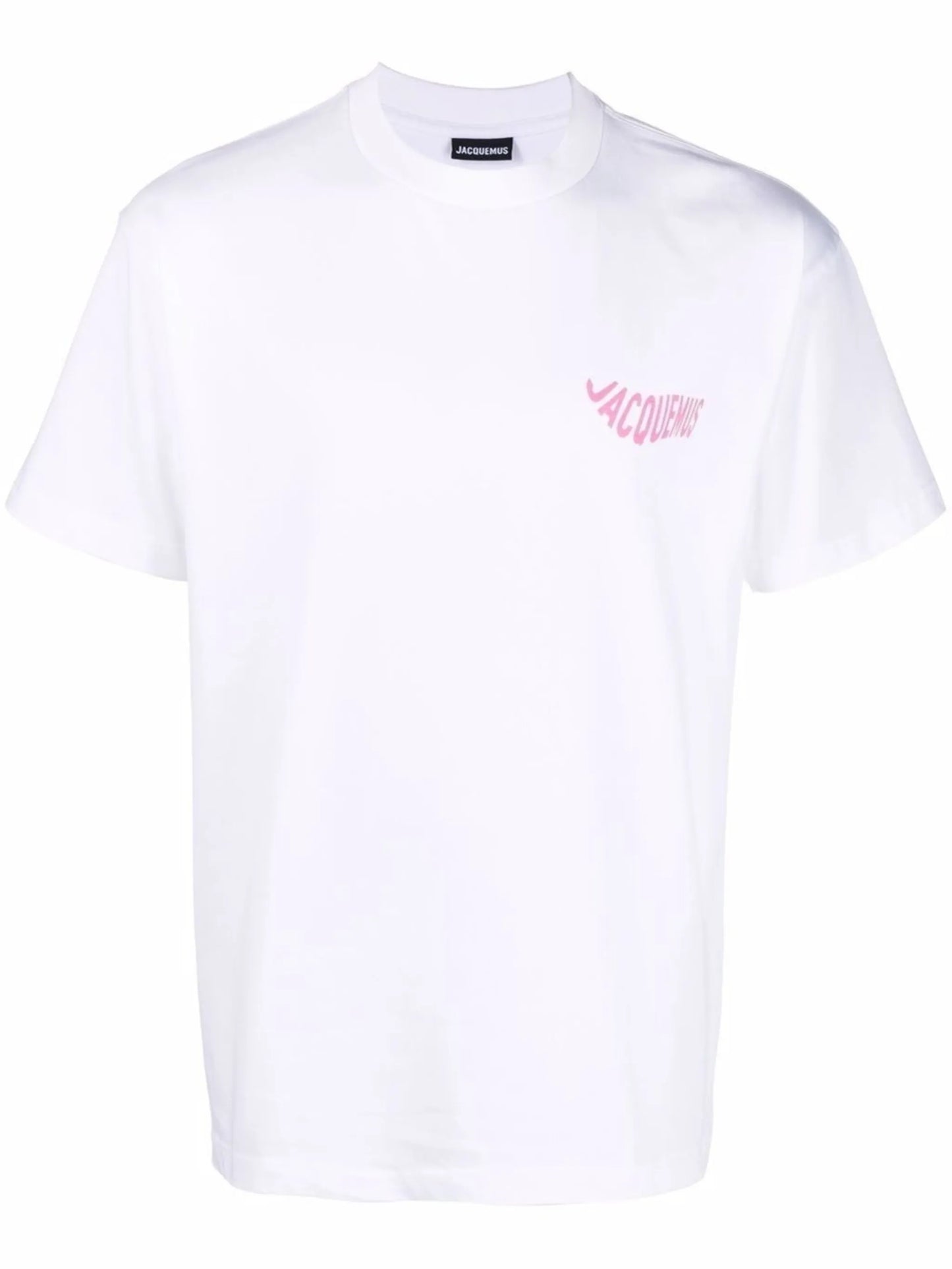 Jacquemus Le T-Shirt Vague Wave Printed T-Shirt in White