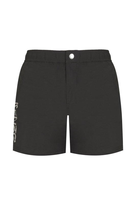 Kenzo Short Paris Logo Swimshorts in Black